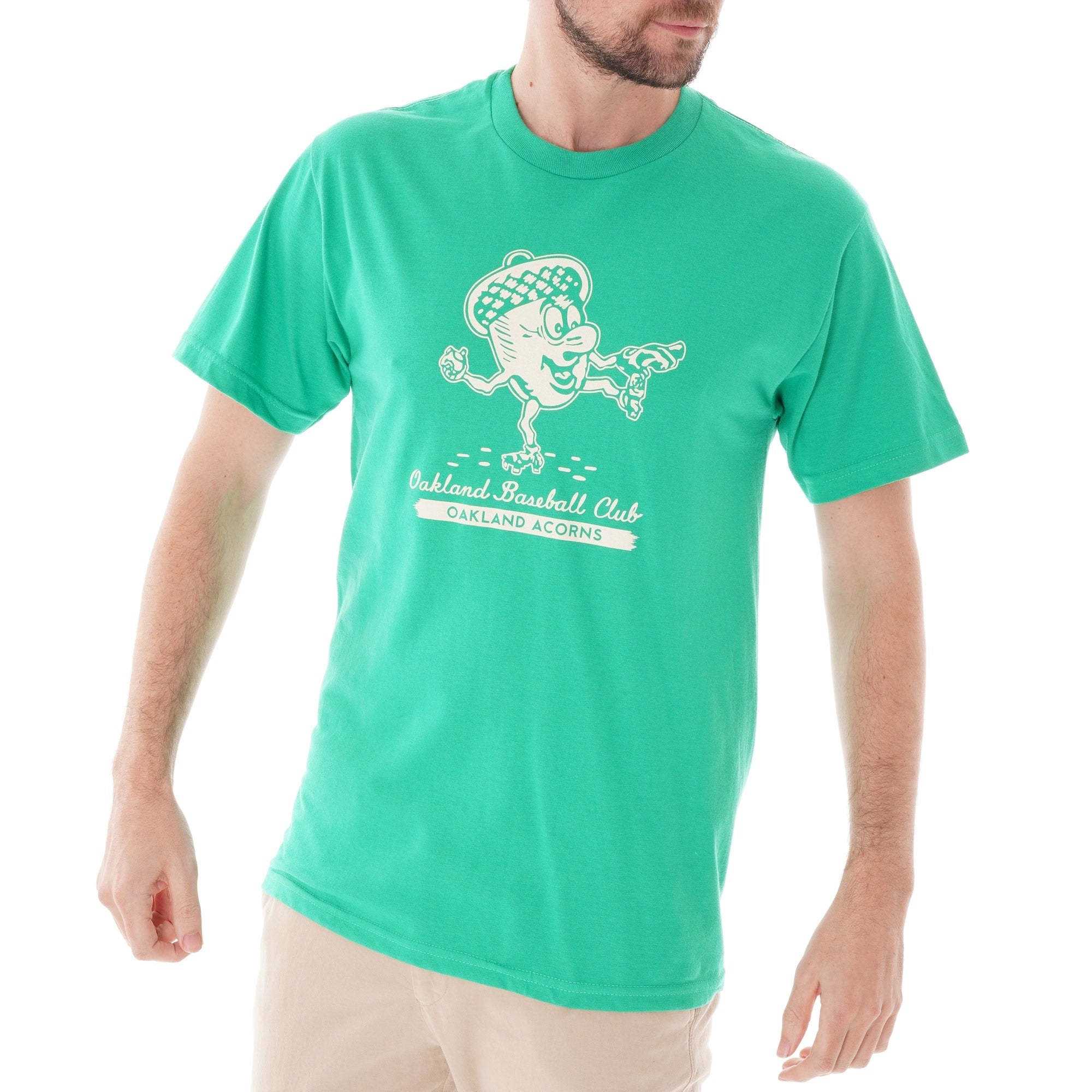 Ebbets Field Flannels Oakland Oaks 1954 T-Shirt - Green