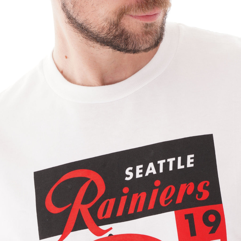 Ebbets Field Flannels Seattle Rainiers 1955 T-Shirt - White