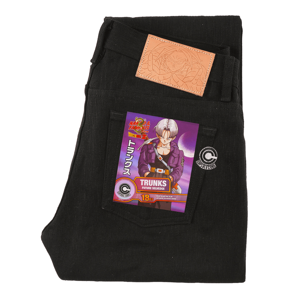 Naked and Famous Denim Trunks Future Selvedge - Black