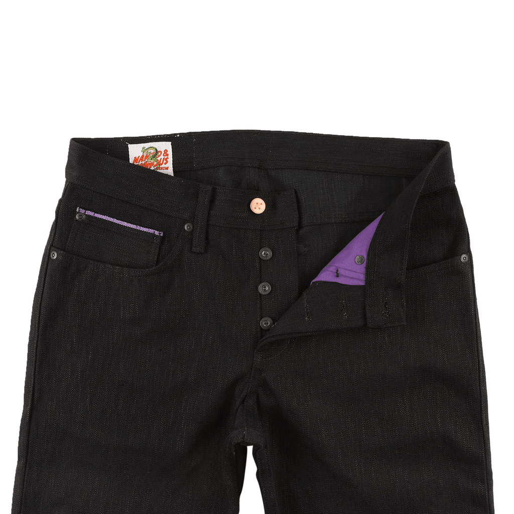 Naked and Famous Denim Trunks Future Selvedge - Black