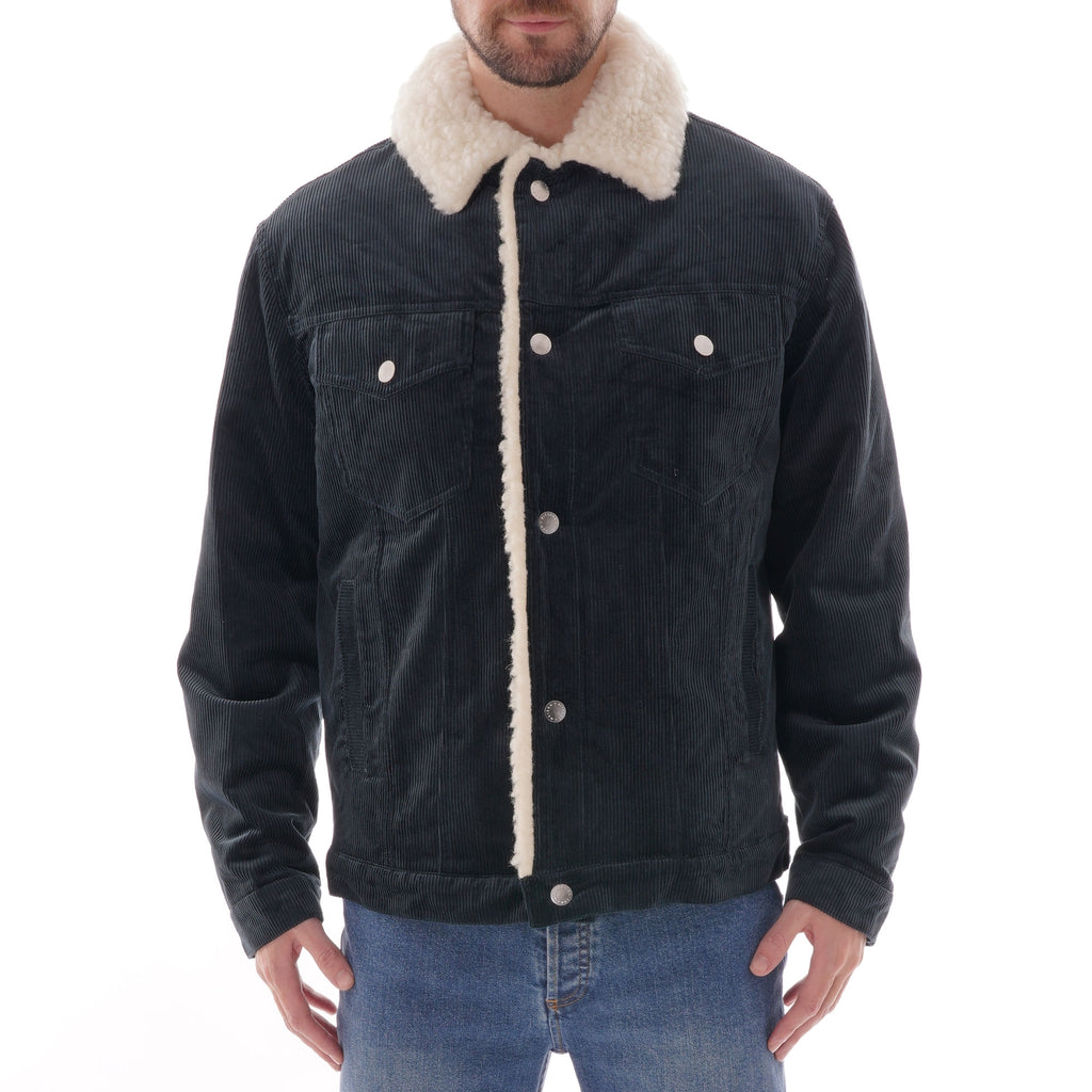 Maison Kitsune Trucker Jacket - Petrol