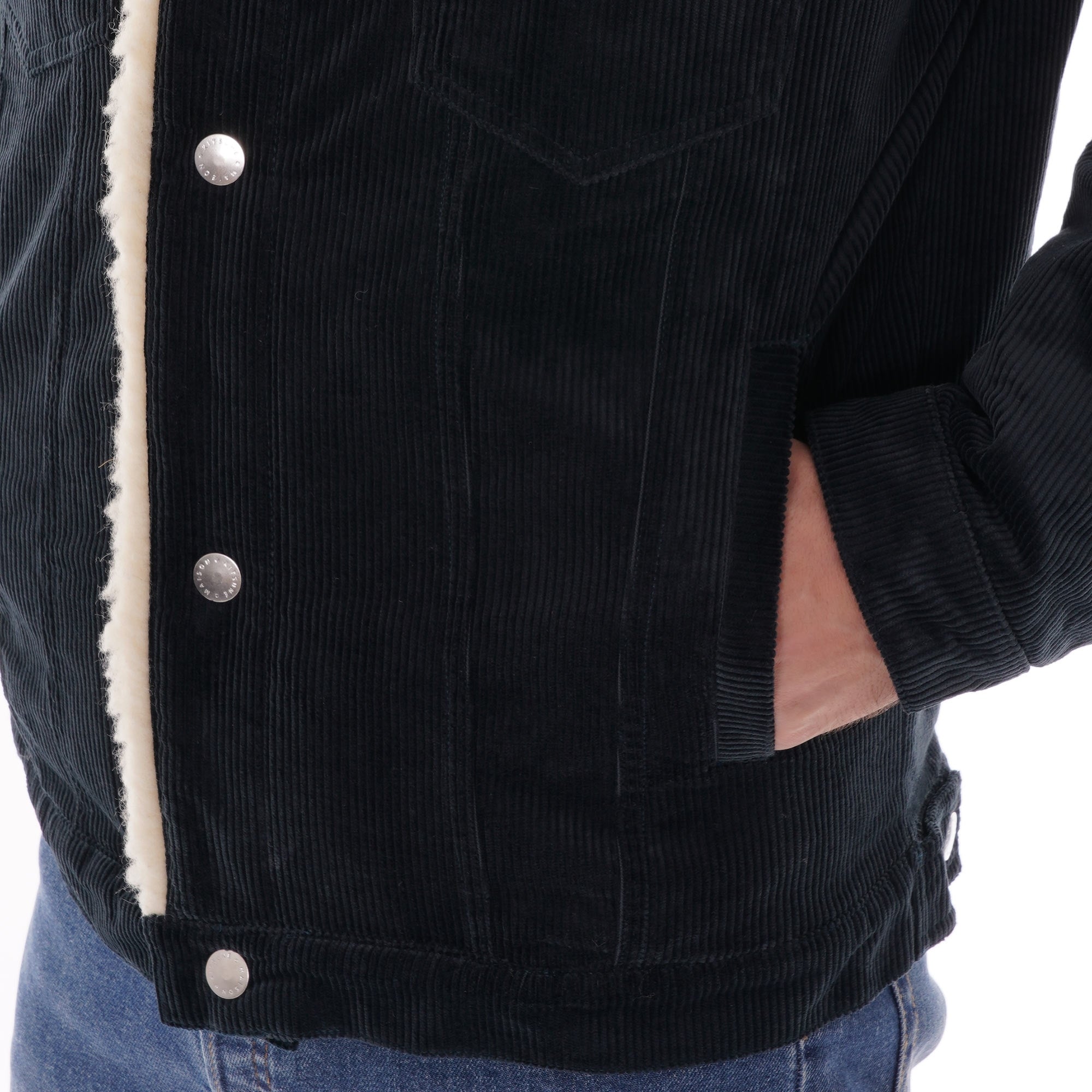Maison Kitsune Trucker Jacket - Petrol