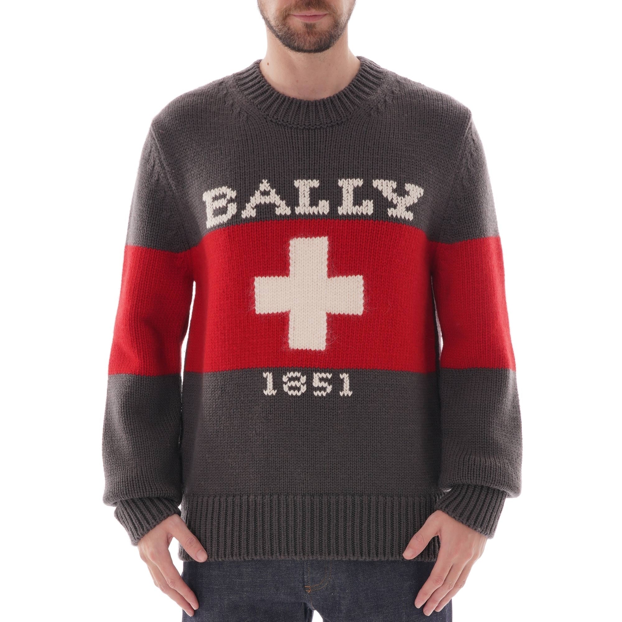 Bally Wool Sweater - Grey