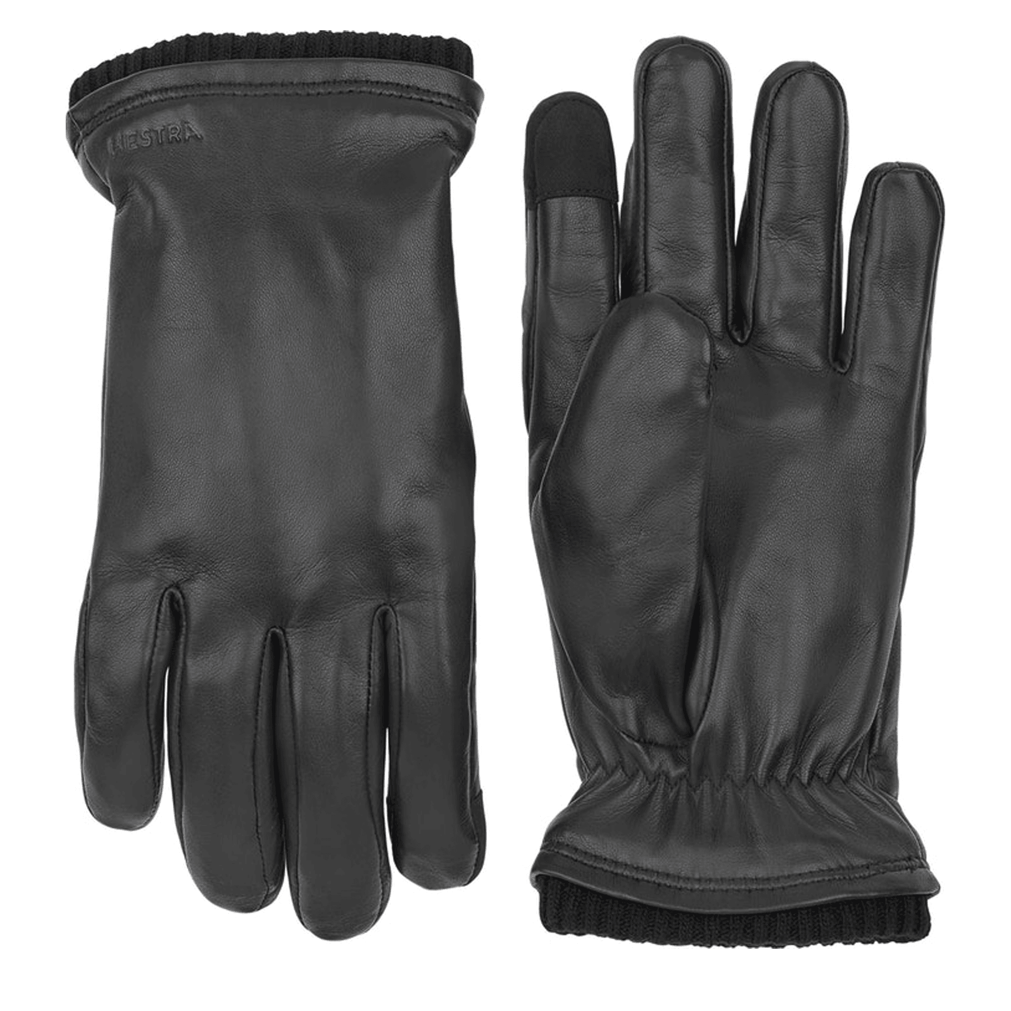 Hestra Black John Gloves - Black