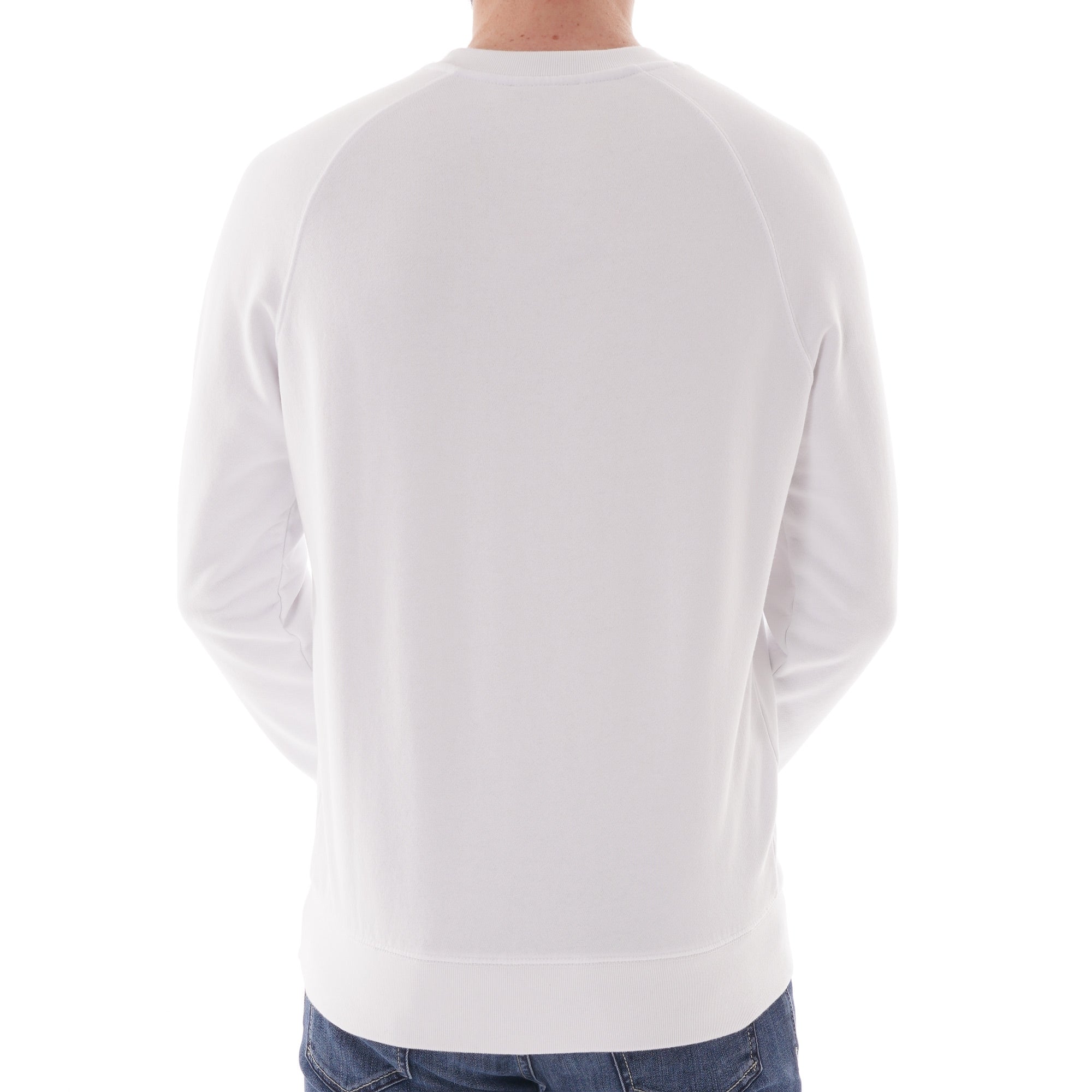 Maison Kitsune Fox Head Patch Sweatshirt - White