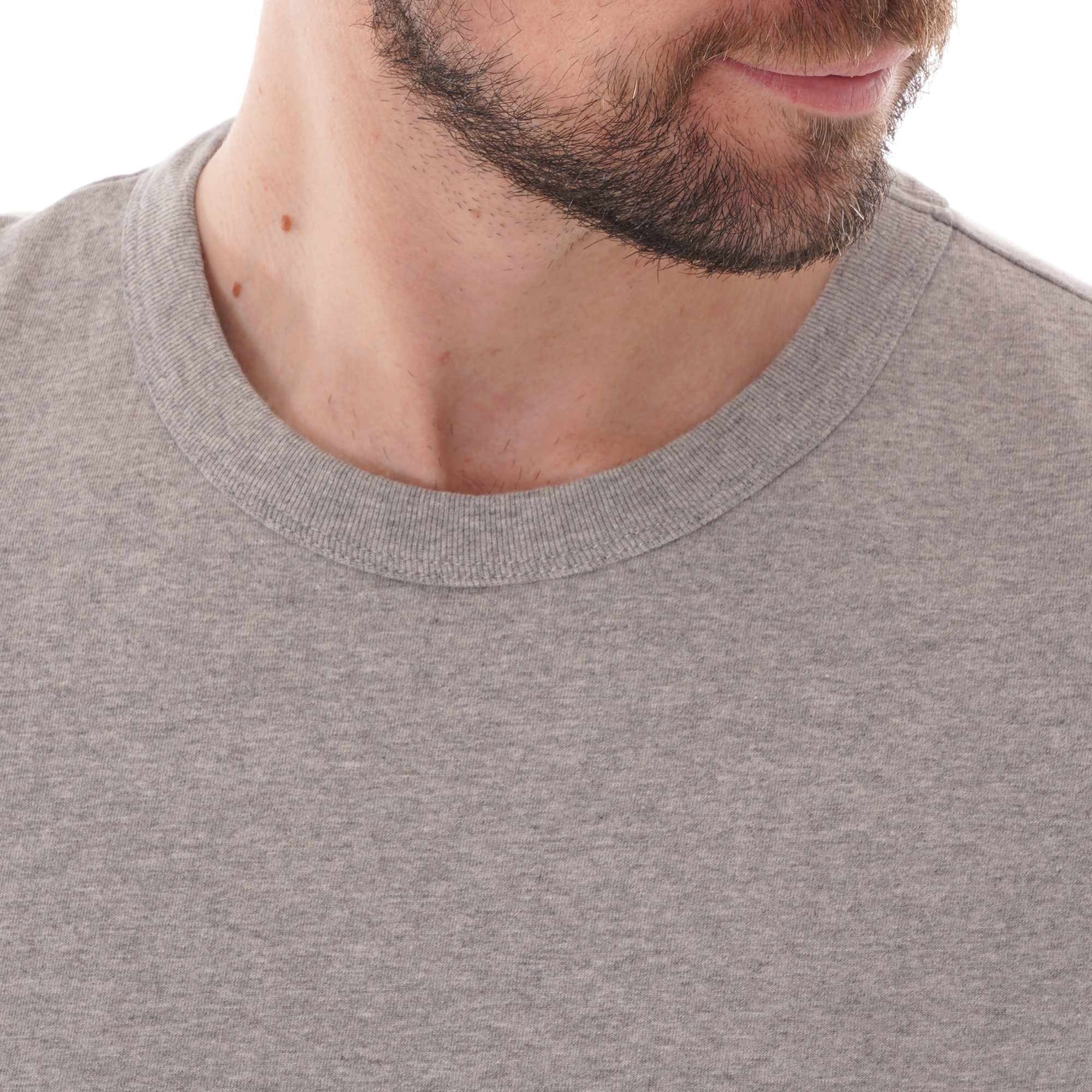 Maison Kitsune Fox Head Patch T-Shirt - Grey