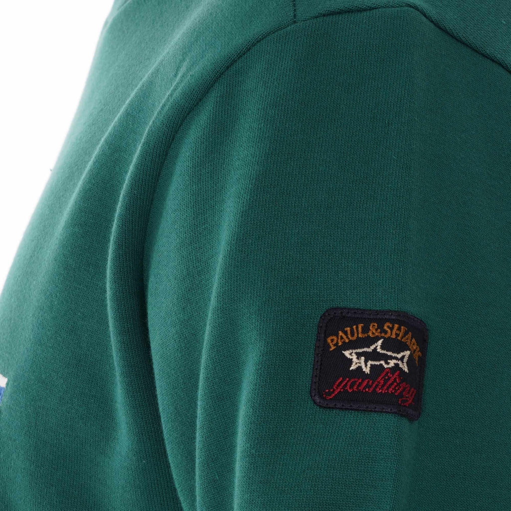 Paul and Shark Yachting Crewneck Sweater - Green