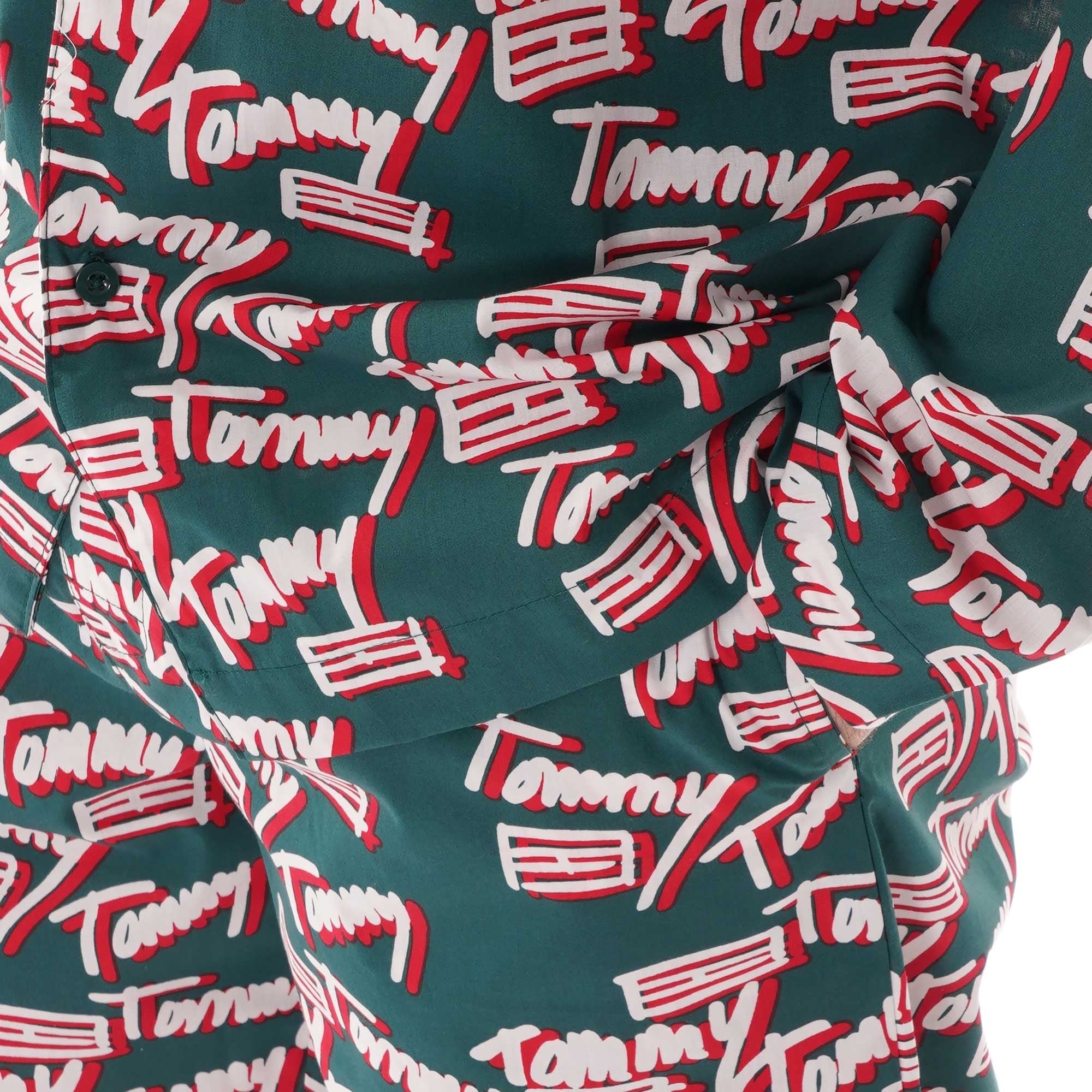 Tommy Hilfiger Flag Print Pyjama Set - Garden