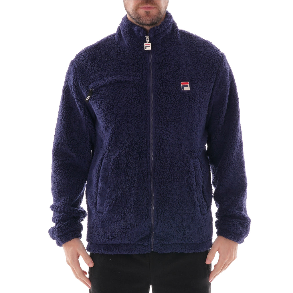 Fila Vintage Bridgewater Sherpa Zip Through - Peacoat