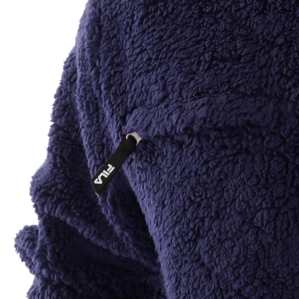 Fila Vintage Bridgewater Sherpa Zip Through - Peacoat