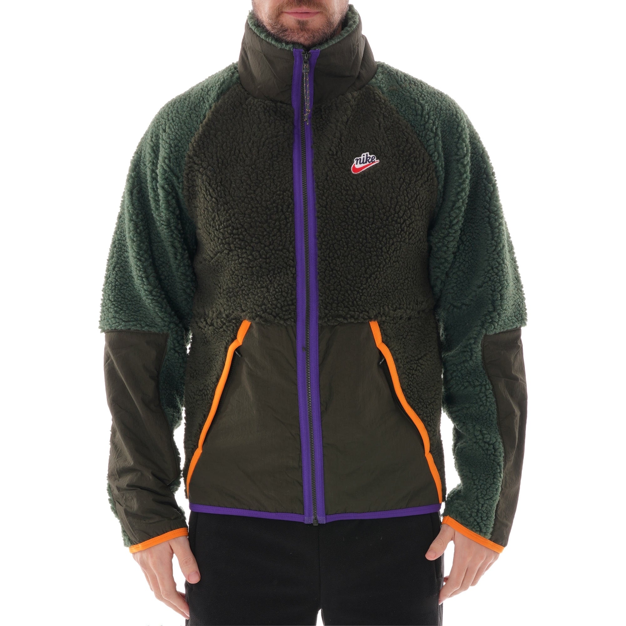 Nike Sherpa Fleece Jacket Full-Zip - Sequoia