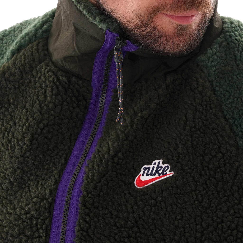 Nike Sherpa Fleece Jacket Full-Zip - Sequoia