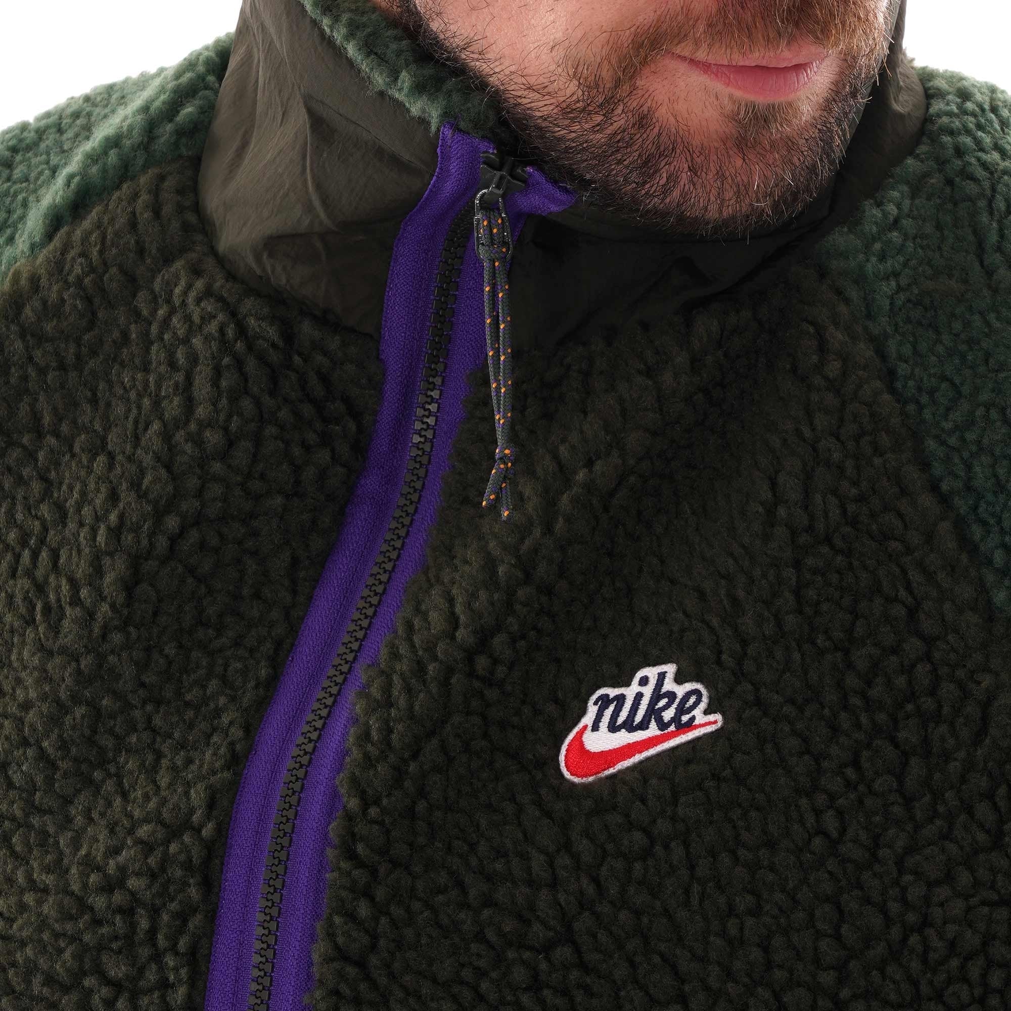 Nike Sherpa Fleece Jacket Full-Zip - Sequoia