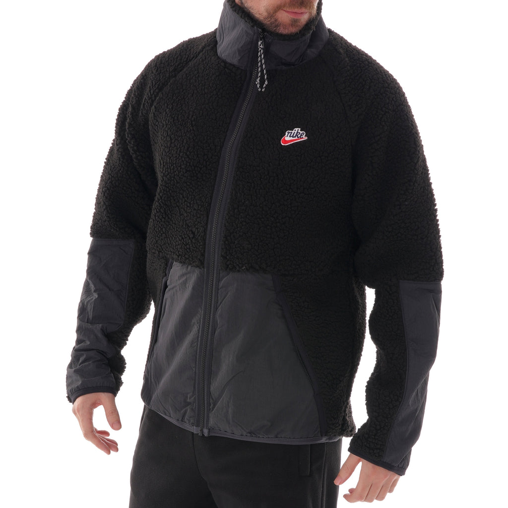Nike Sherpa Fleece Jacket Full-Zip - Black