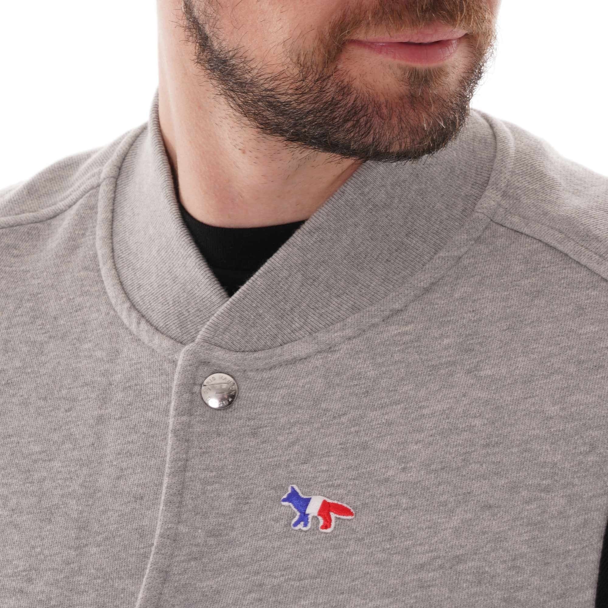 Maison Kitsune Teddy Jacket - Grey