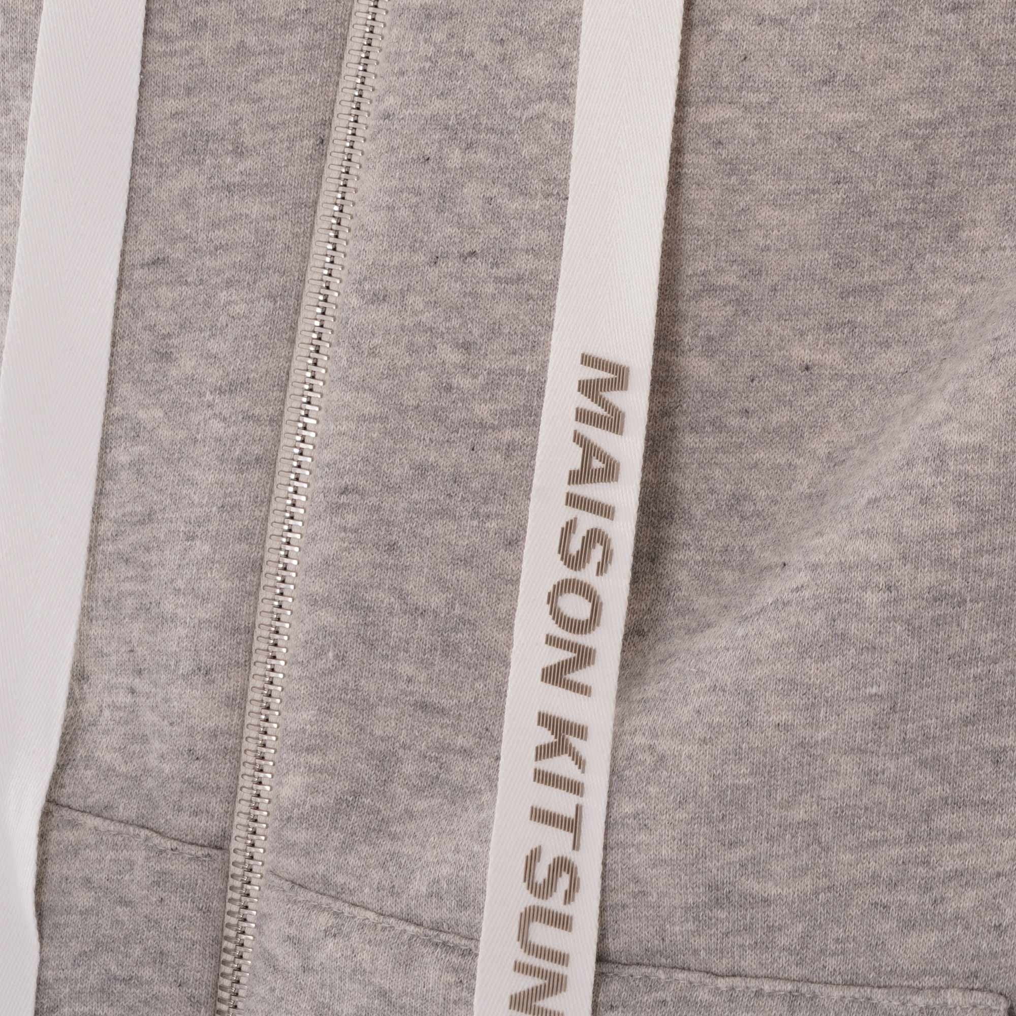 Maison Kitsune Oversized Zipped Hoodie - Grey