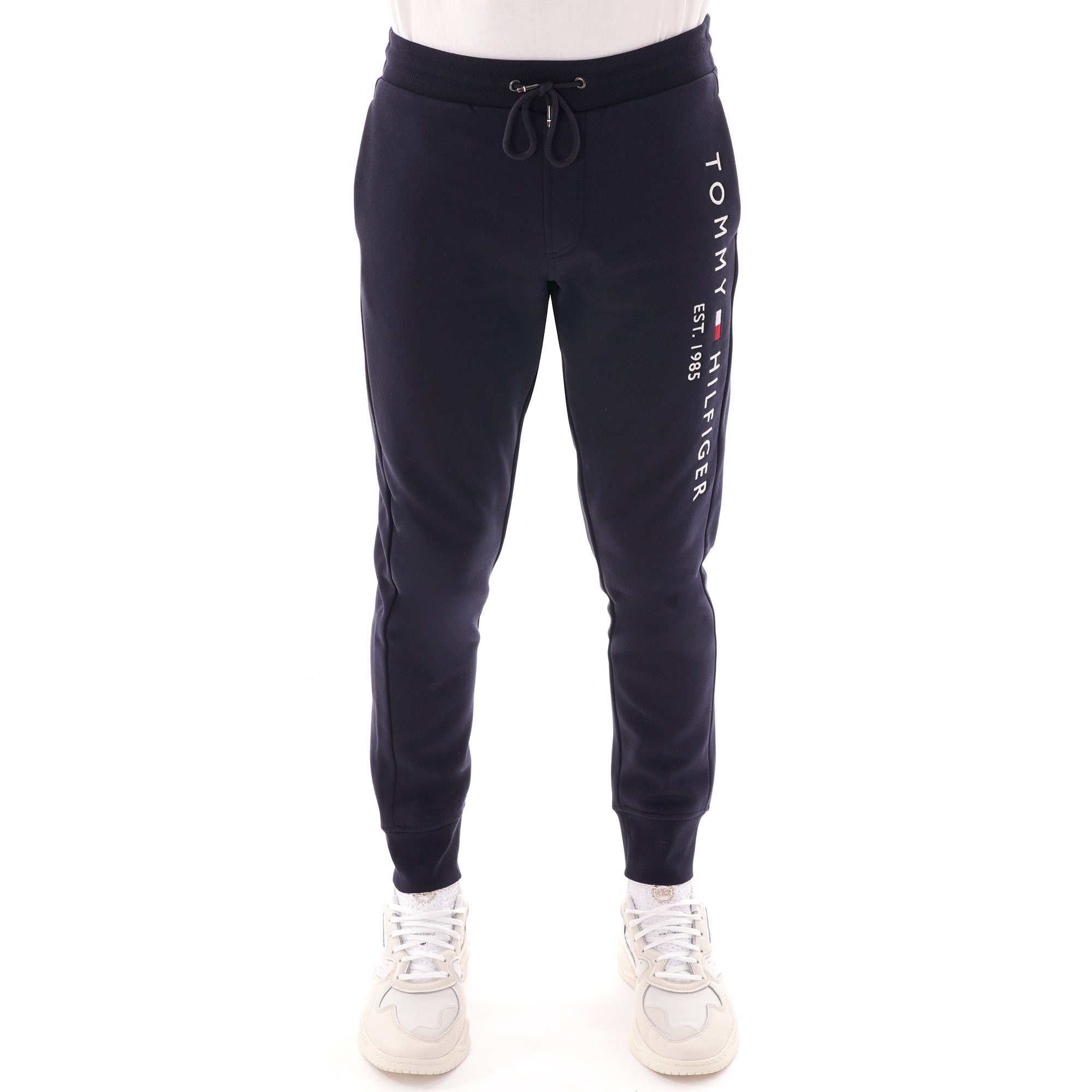 Tommy Hilfiger Organic Cotton Blend Logo Joggers - Sky Captain