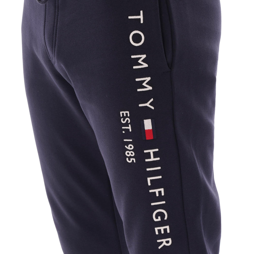 Tommy Hilfiger Organic Cotton Blend Logo Joggers - Sky Captain
