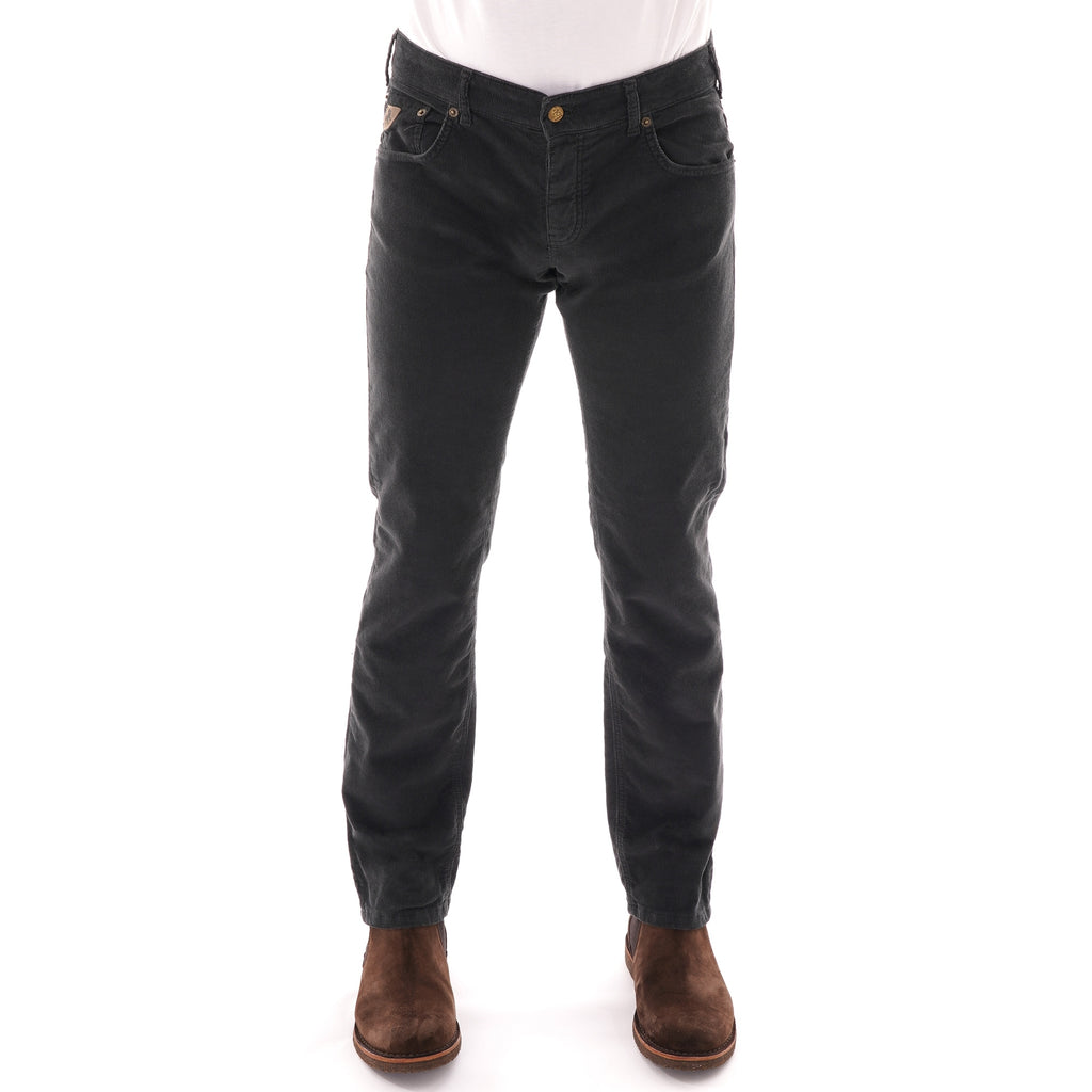 Lois Jeans Sierra Thin Cord Trousers - Charcoal