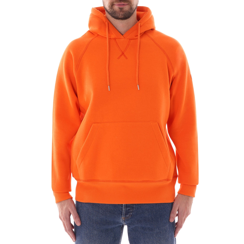 C17 Jeans Hooded Winter Sweatshirt - Mandarin Orange