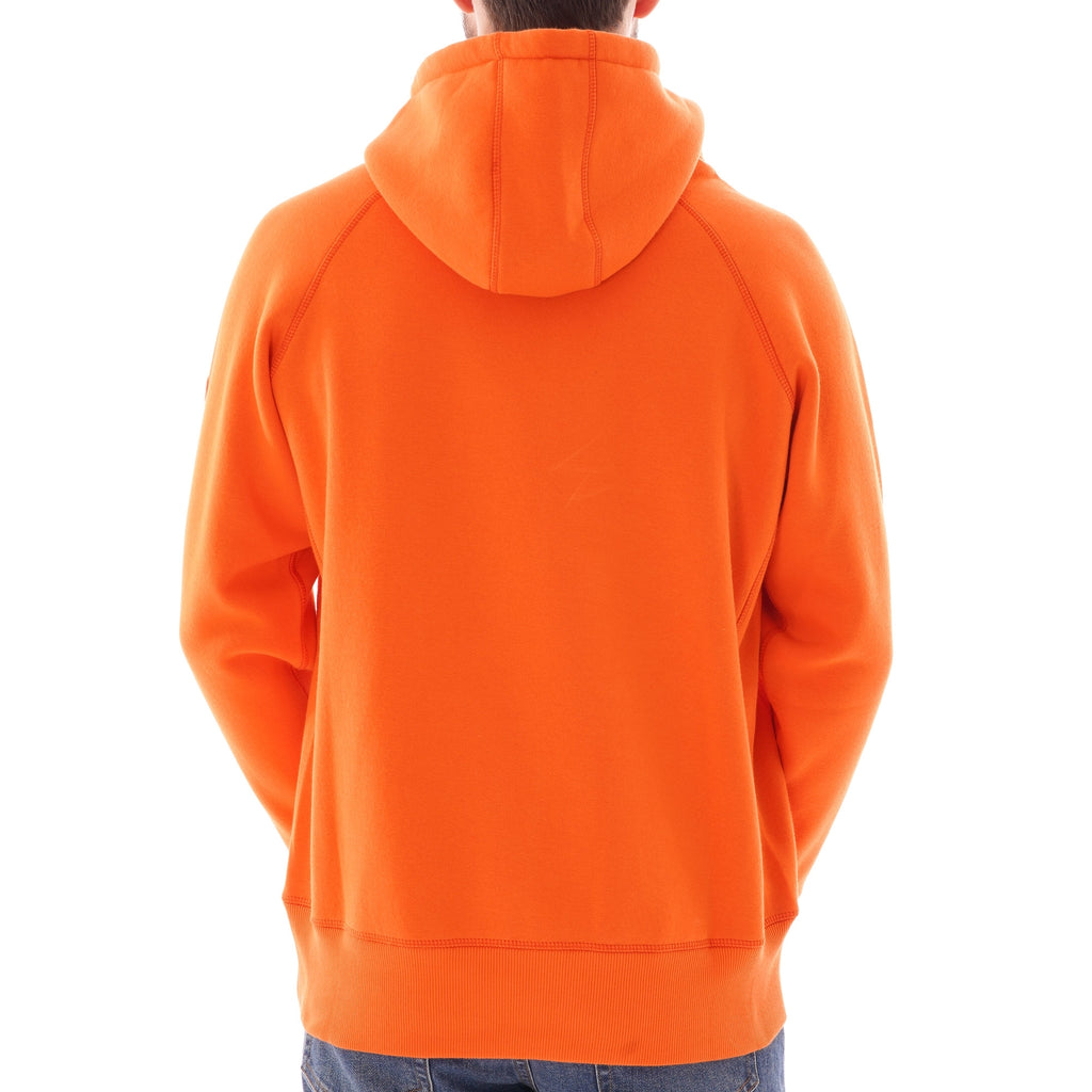 C17 Jeans Hooded Winter Sweatshirt - Mandarin Orange