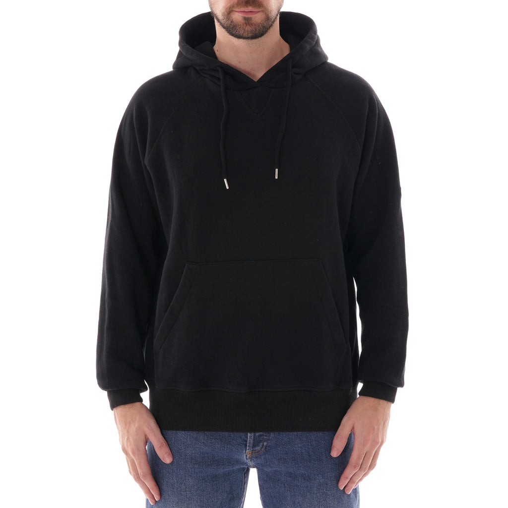 C17 Jeans Hooded Winter Sweatshirt - Black