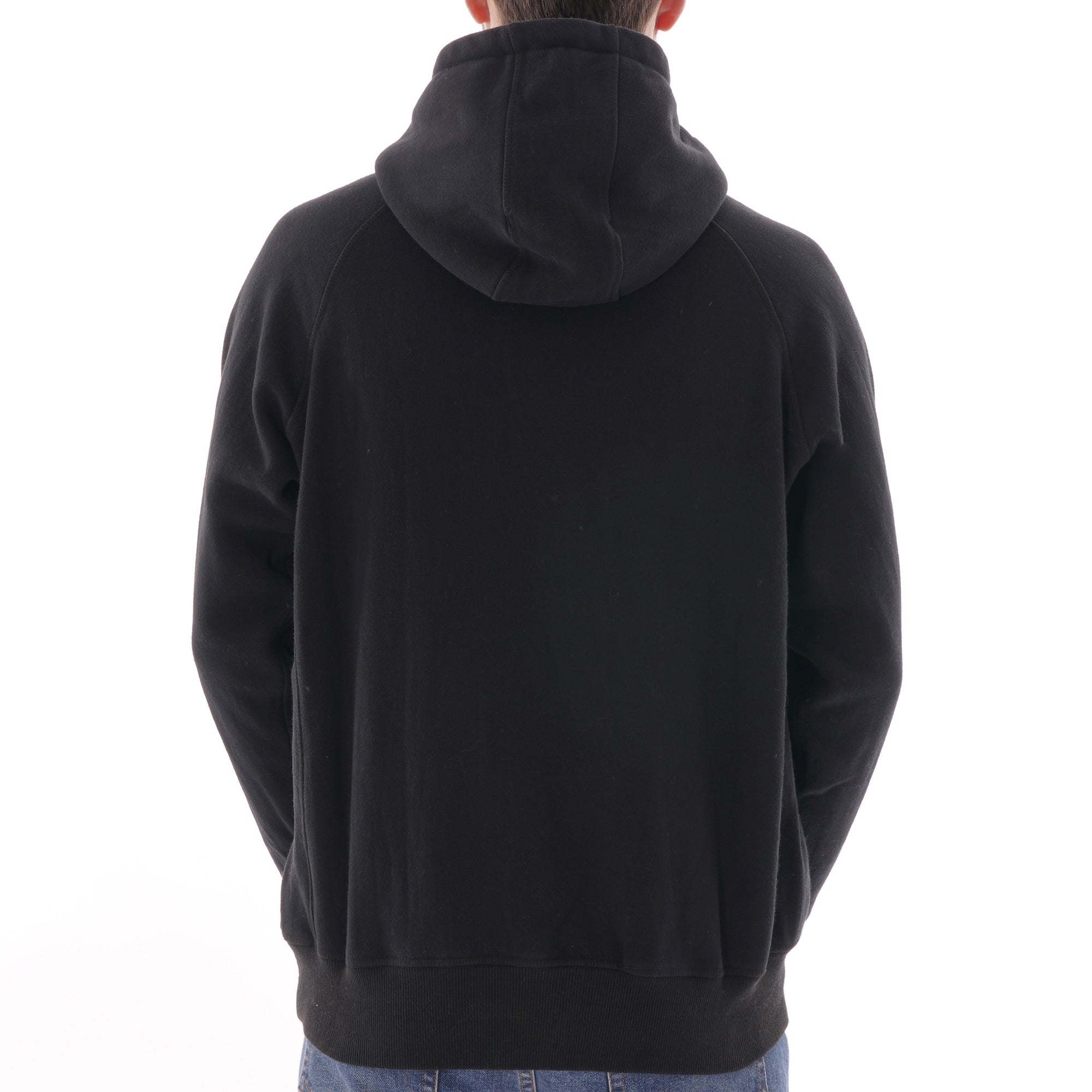 C17 Jeans Hooded Winter Sweatshirt - Black