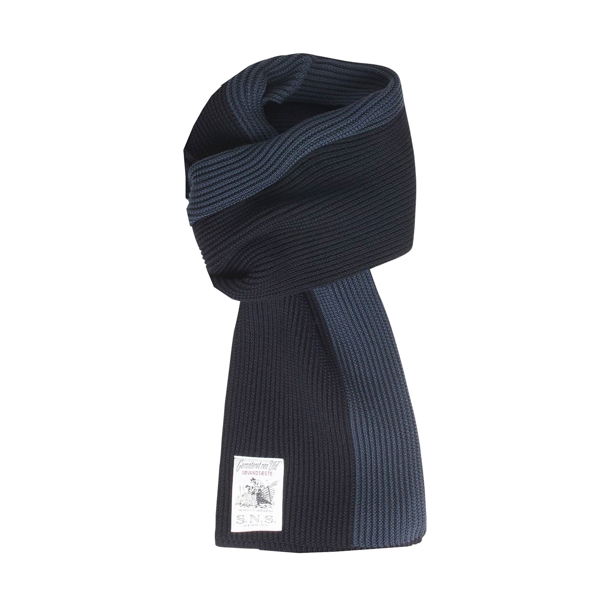 S.N.S Herning Split Scarf - Navy