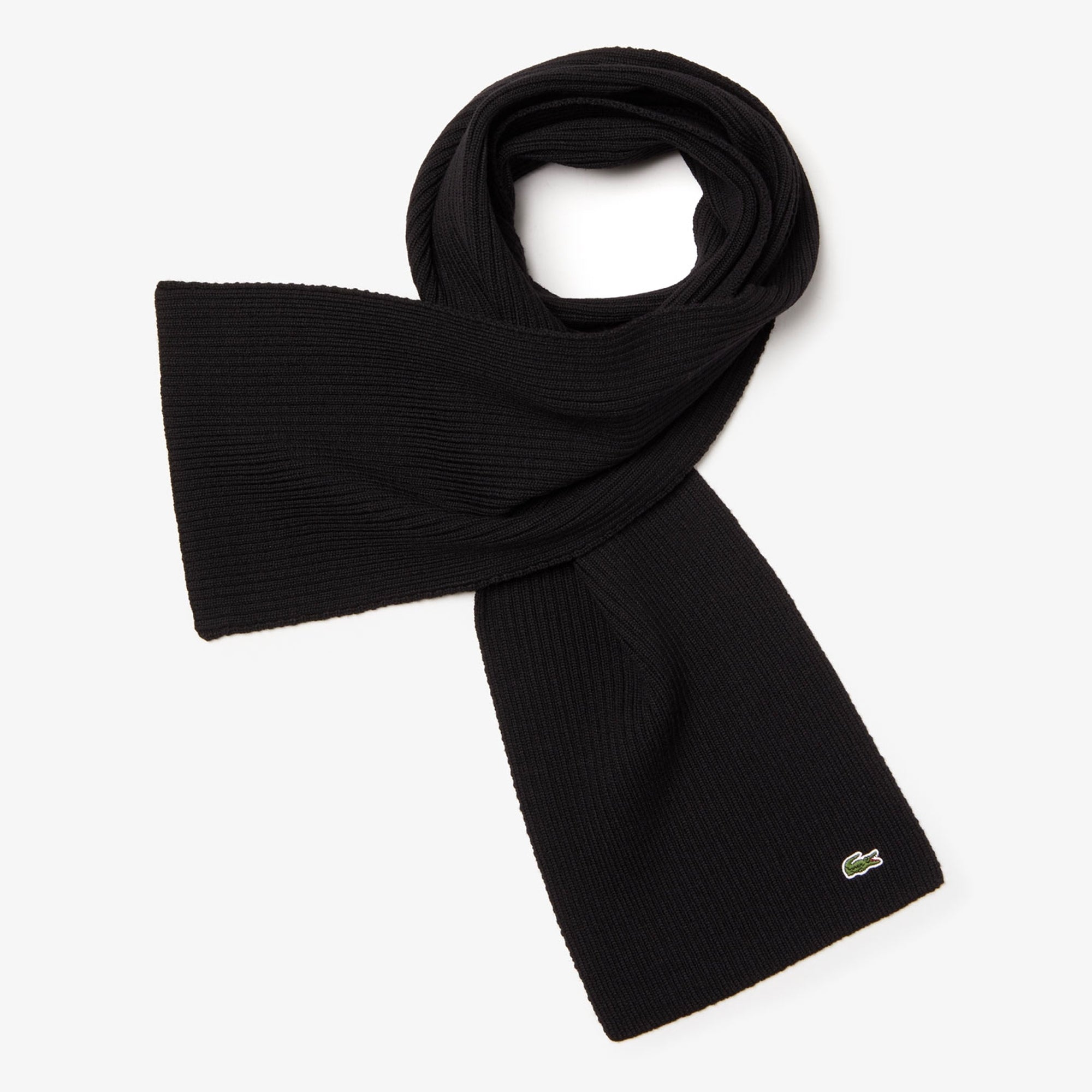 Lacoste Ribbed Croc Scarf