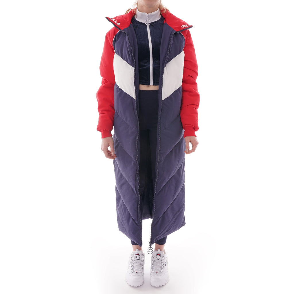 Fila Womens Keon Longline Jacket - Peacoat