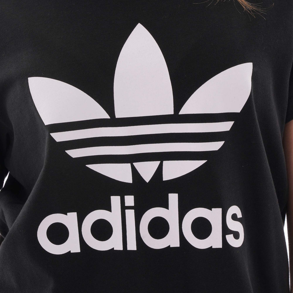 Adidas Originals Womens Boyfriend Trefoil T-shirt - Black