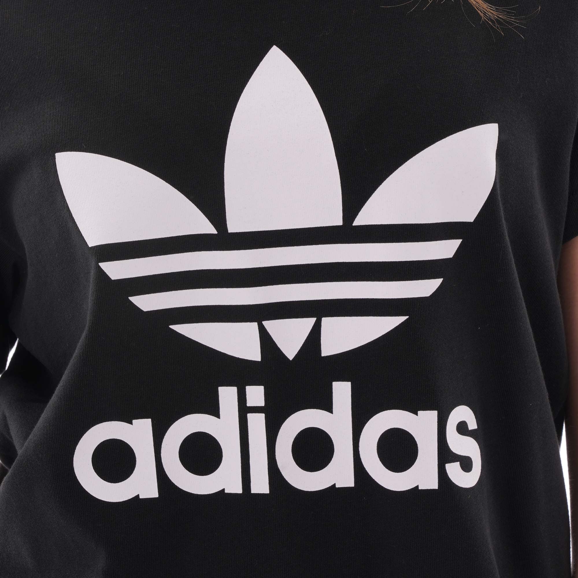 Adidas Originals Womens Boyfriend Trefoil T-shirt - Black