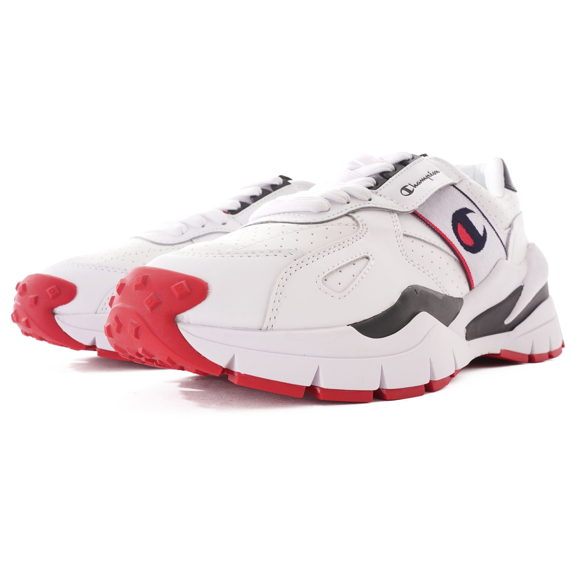 Champion Honor Leather - White / Red