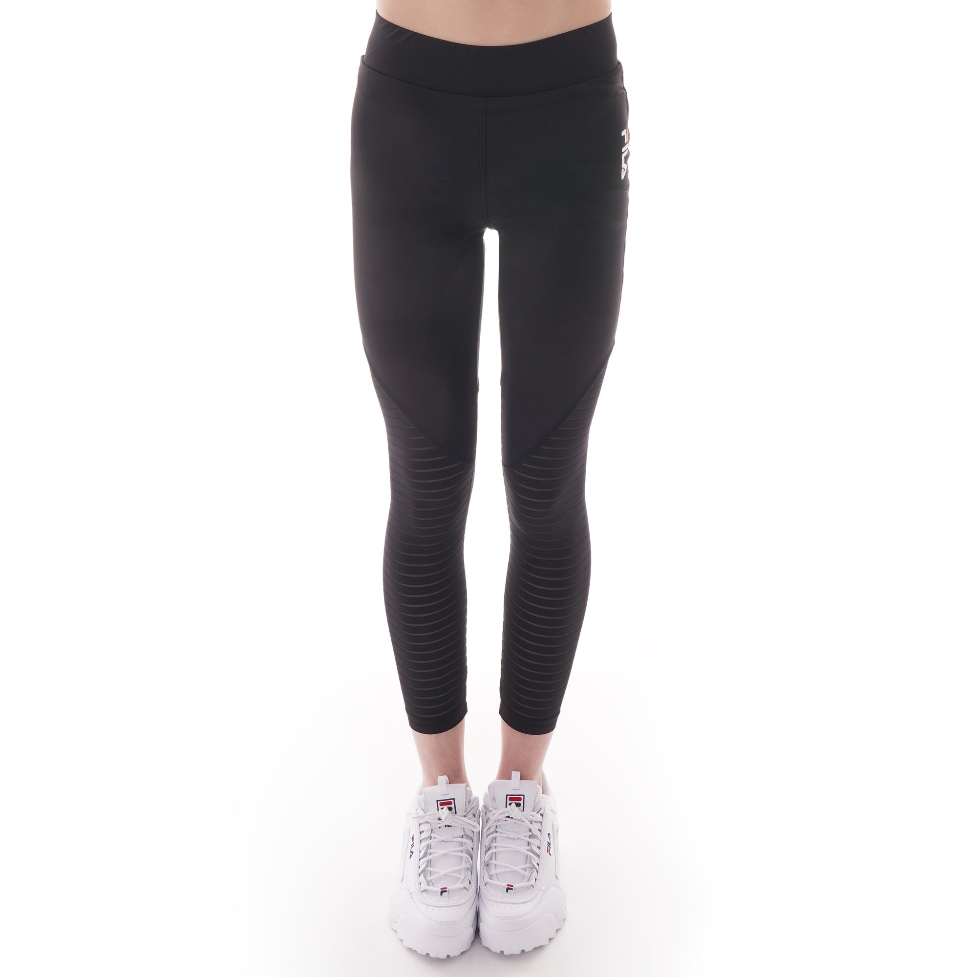 Fila Womens Soni Burnout Tight - Black