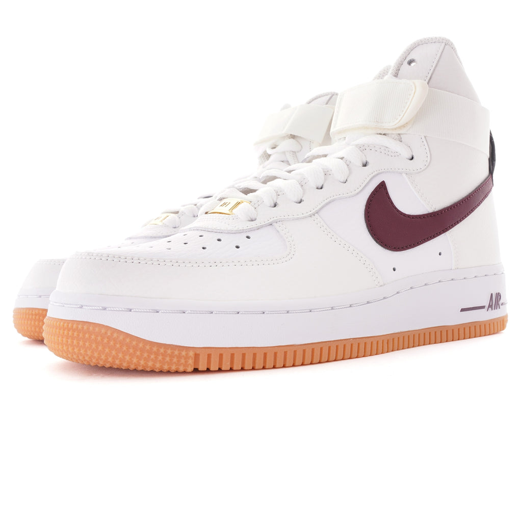 Nike Womens Women's Air Force 1 High - White & Maroon