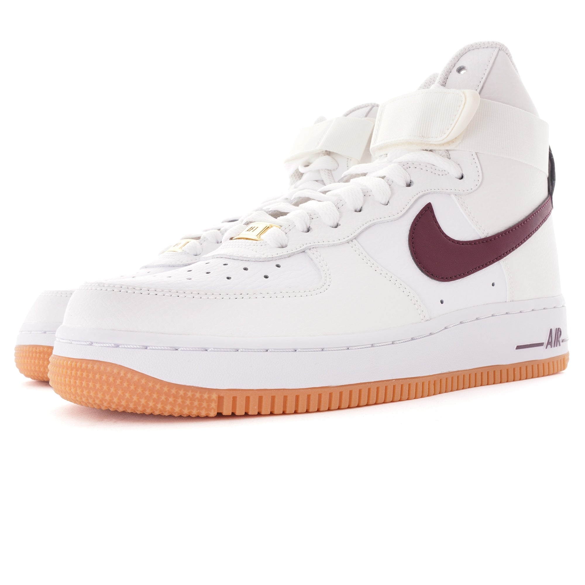 Nike Womens Women's Air Force 1 High - White & Maroon