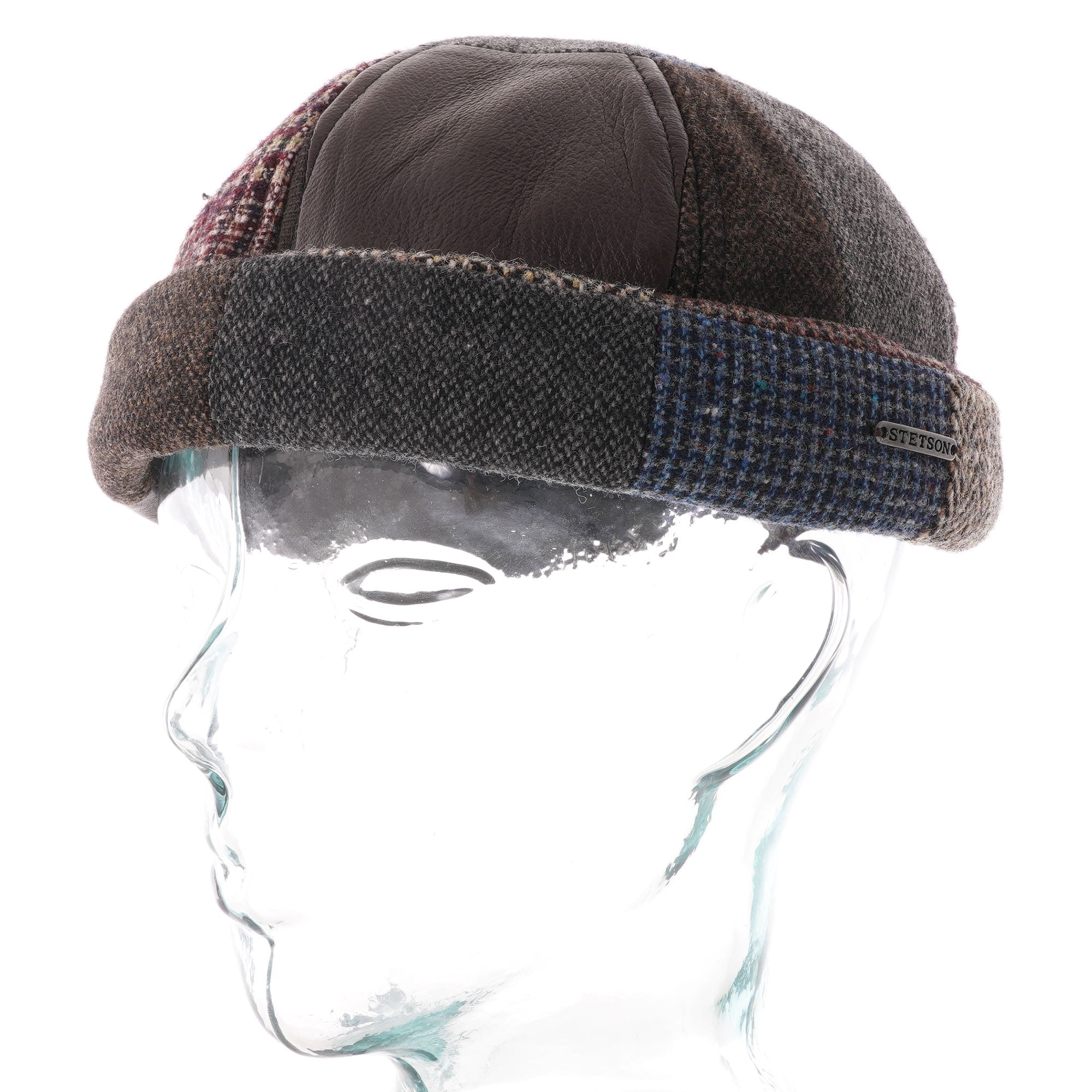 Stetson Hats Docker Hat - Patchwork Brown