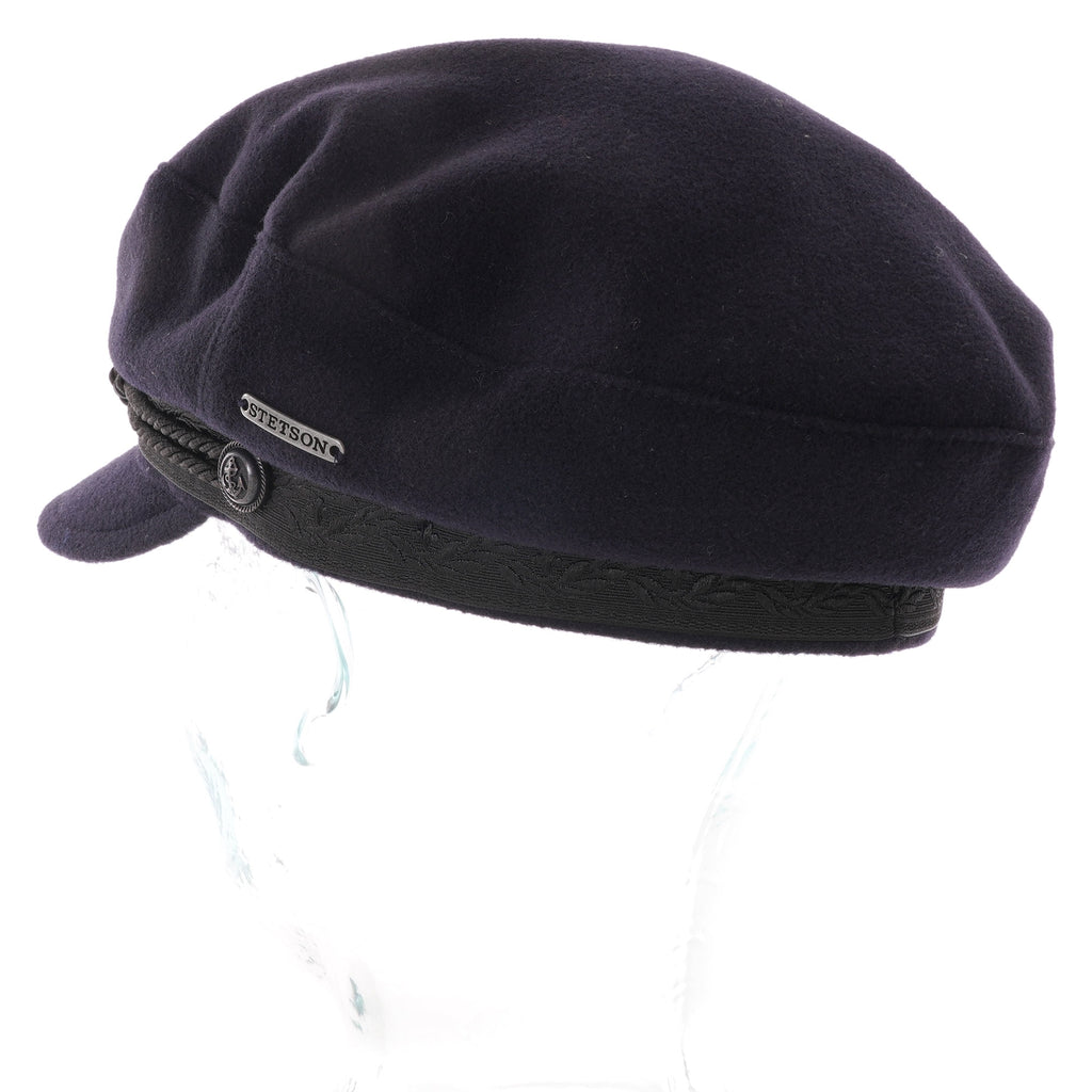 Stetson Hats Riders Wool Cap - Navy