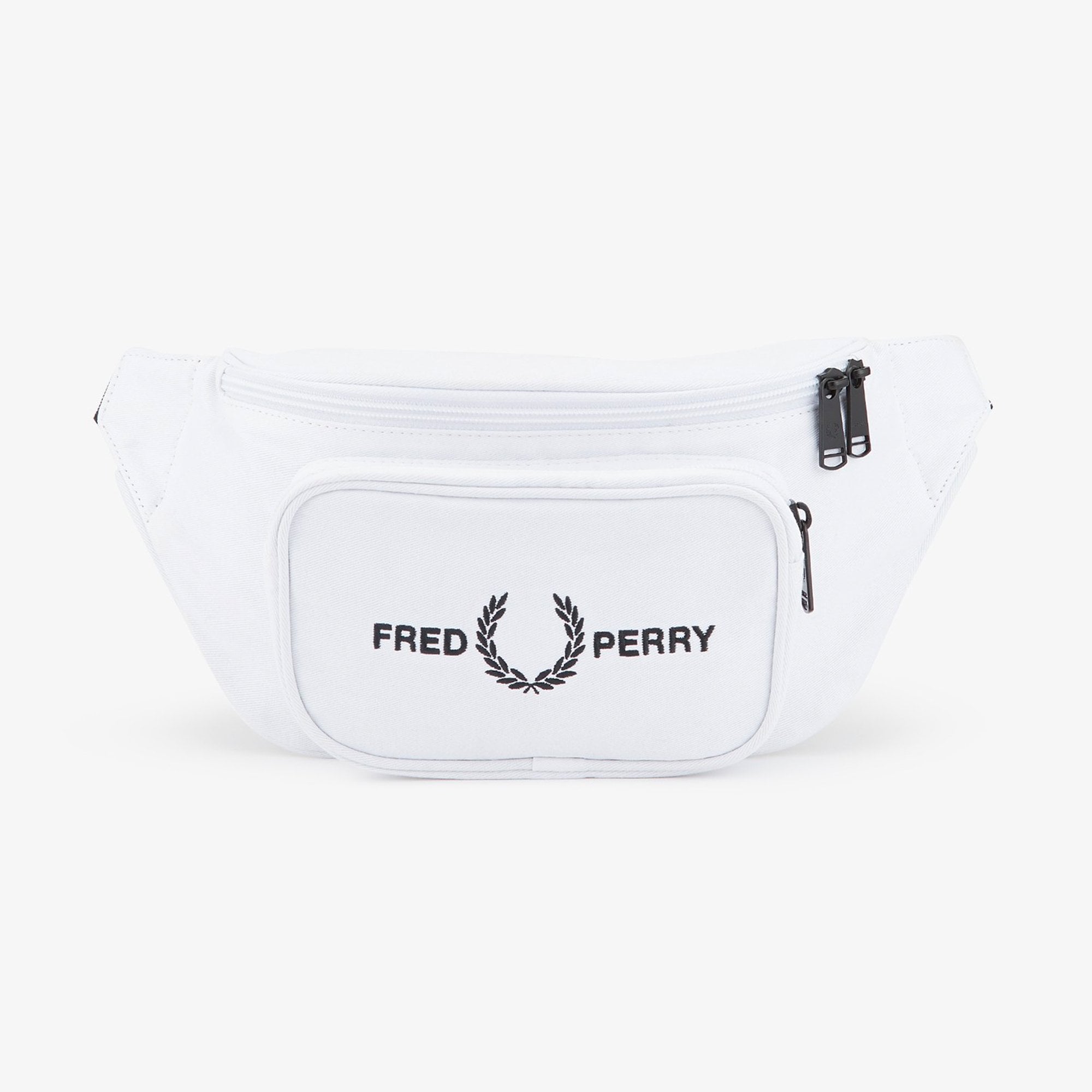Fred Perry Graphic Waist Bag - White