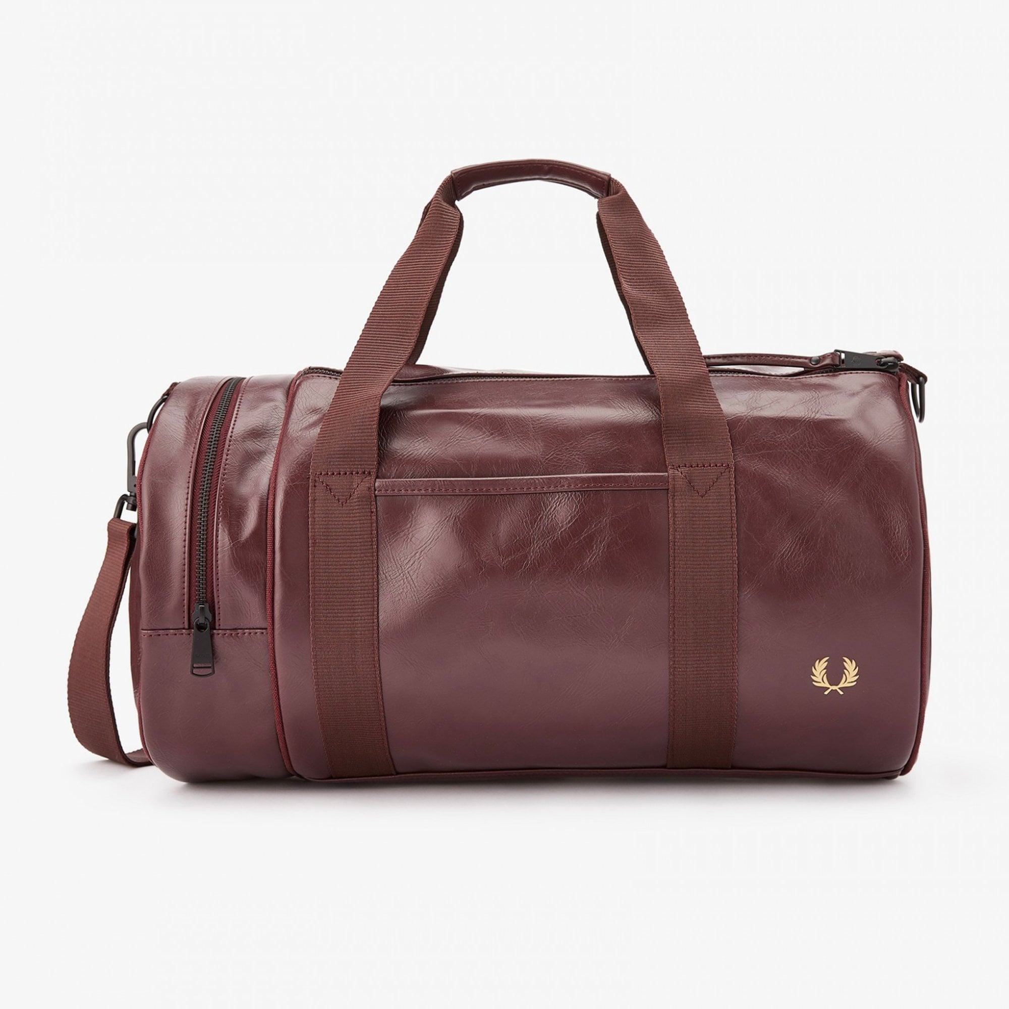 Fred Perry Tonal Barrel Bag - Port