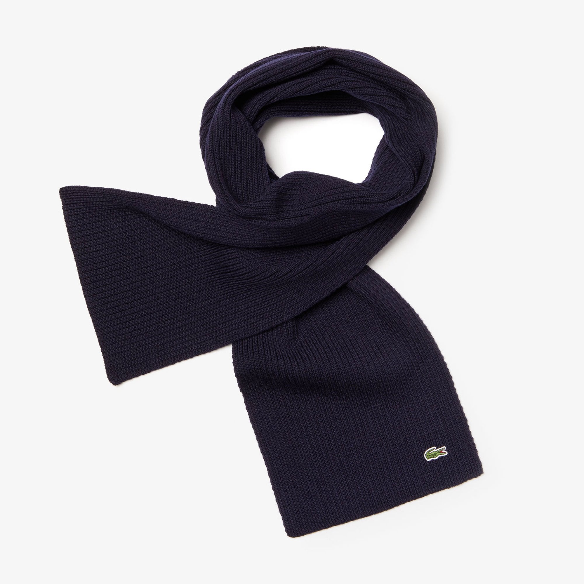 Lacoste Ribbed Croc Scarf