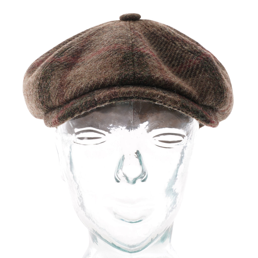 Stetson Hats Wool Check Flat Cap - Multi