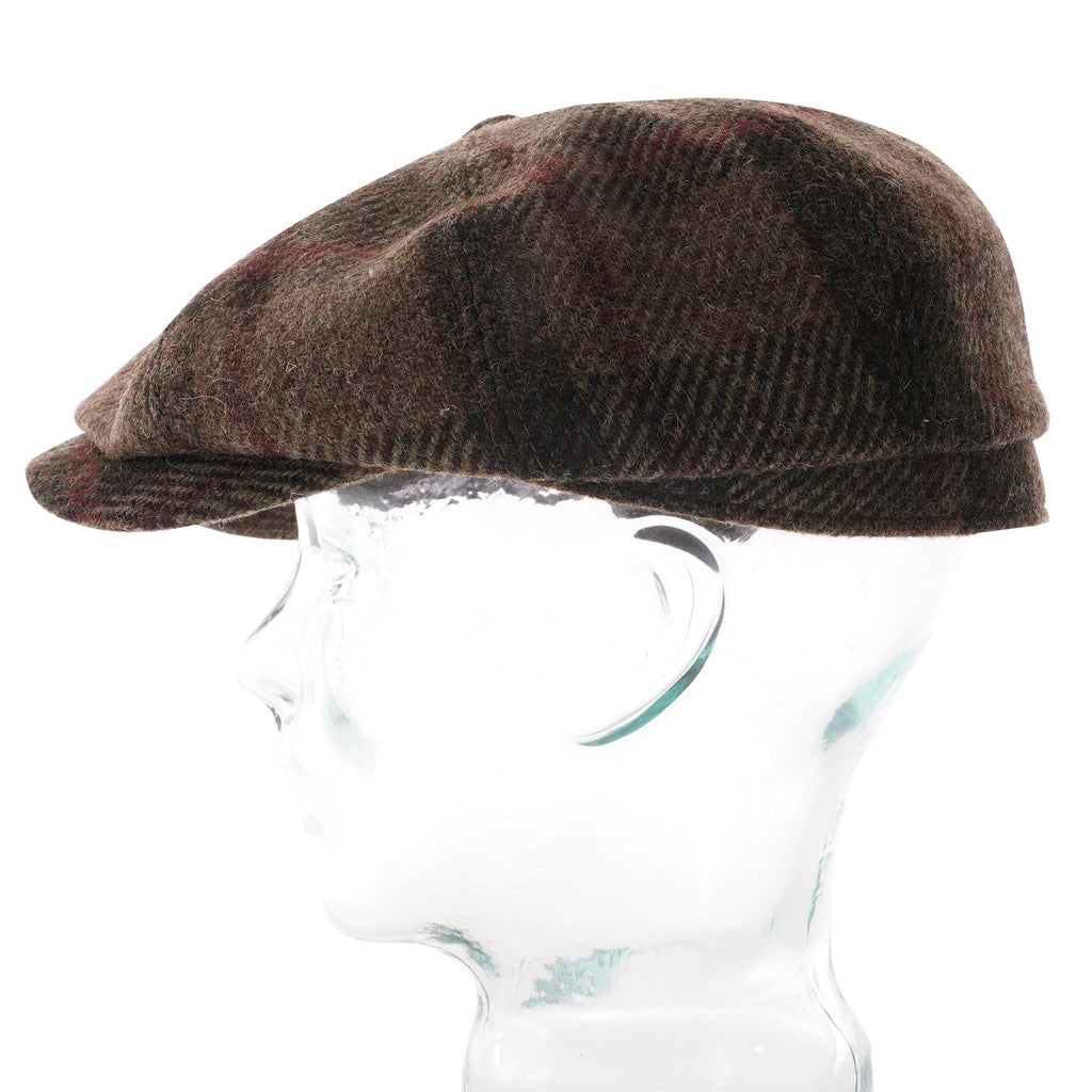 Stetson Hats Wool Check Flat Cap - Multi