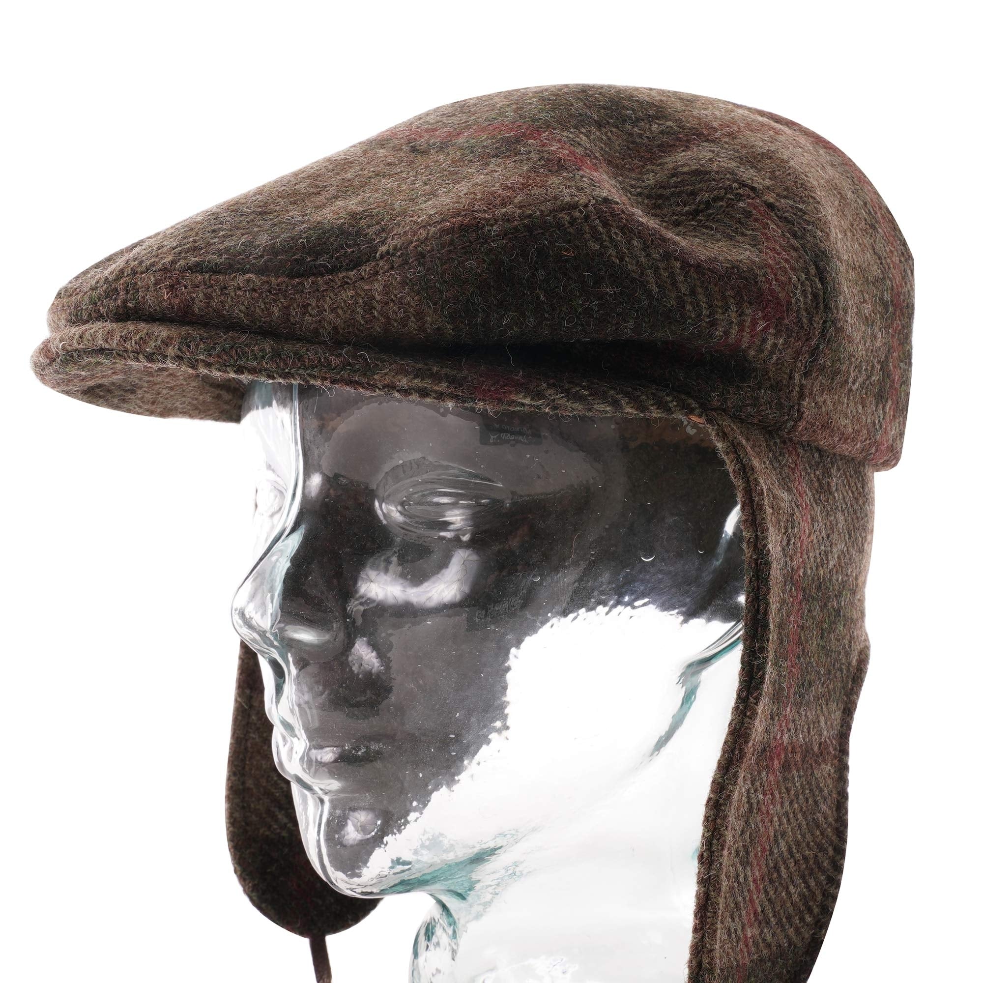 Stetson Hats Kent Brushed Glencheck Ivy Cap - Brown