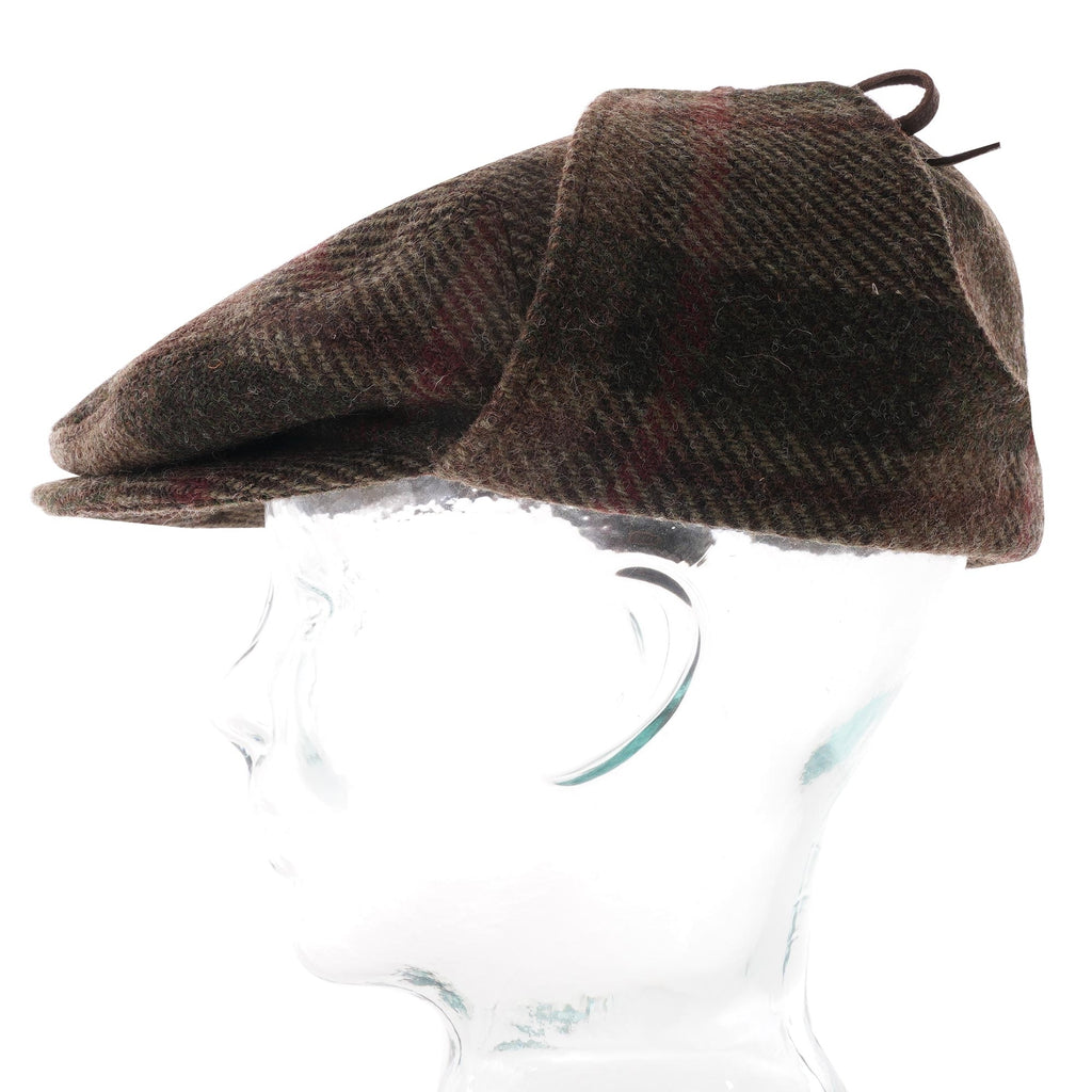 Stetson Hats Kent Brushed Glencheck Ivy Cap - Brown