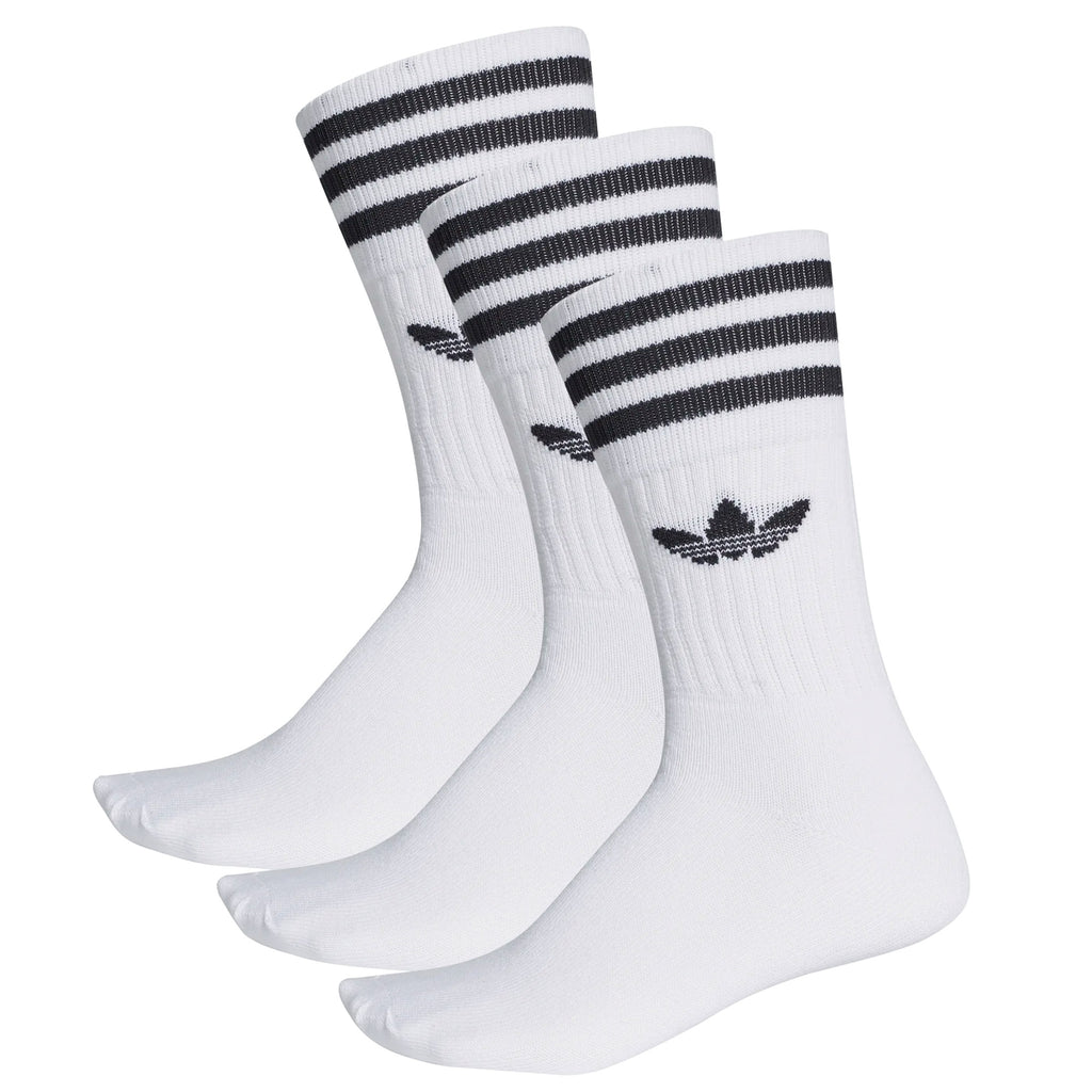 Adidas Originals Crew Socks 3 Pairs - White