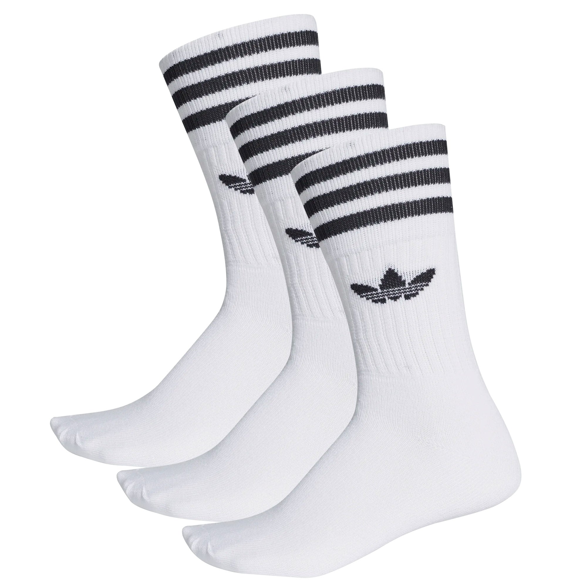 Adidas Originals Crew Socks 3 Pairs - White