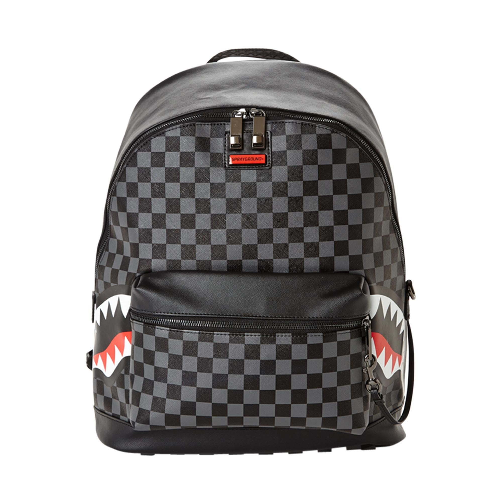 Sprayground Grey Side Sharks In Paris Backpack - Grey