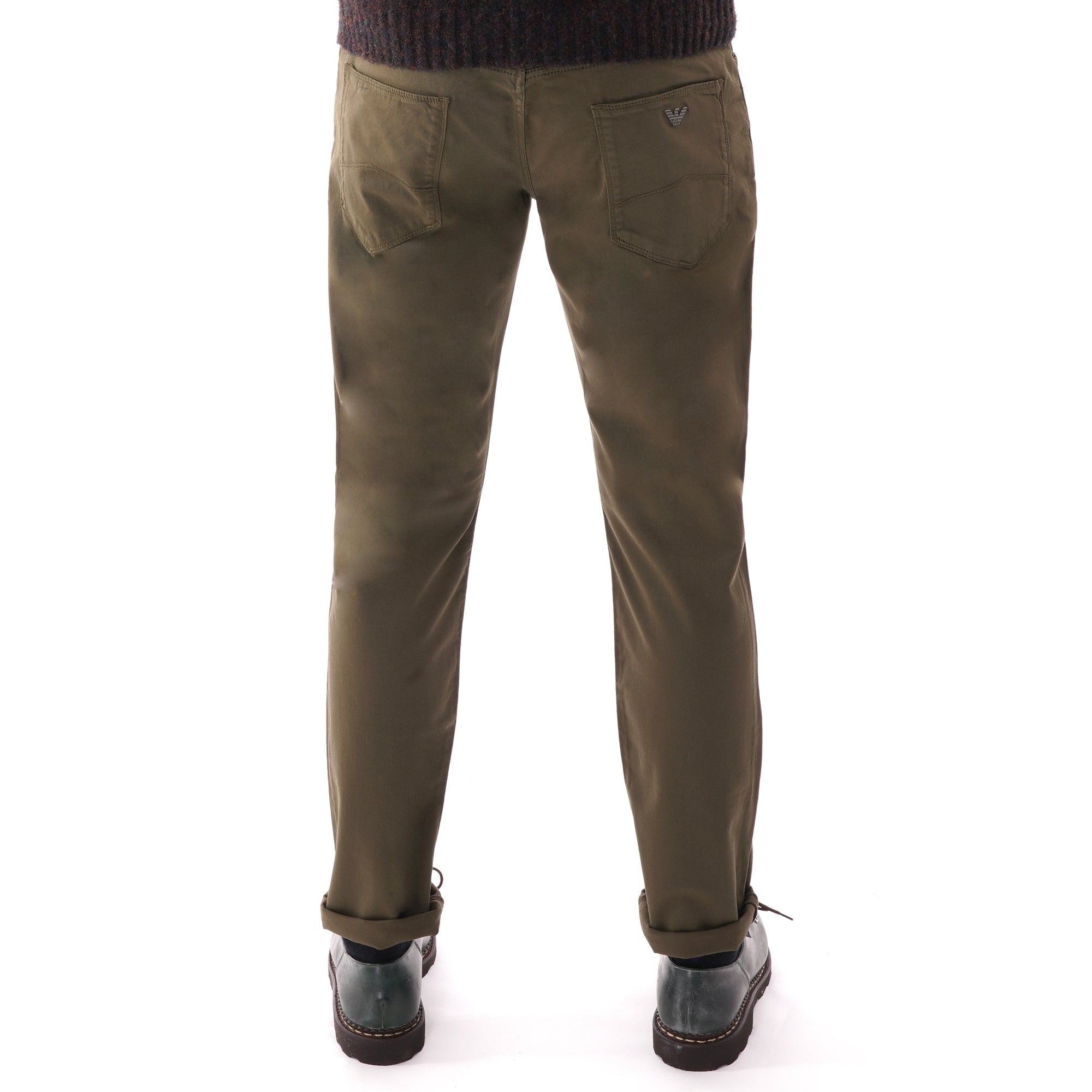 Emporio Armani J06 Slim Fit Trousers - Olive