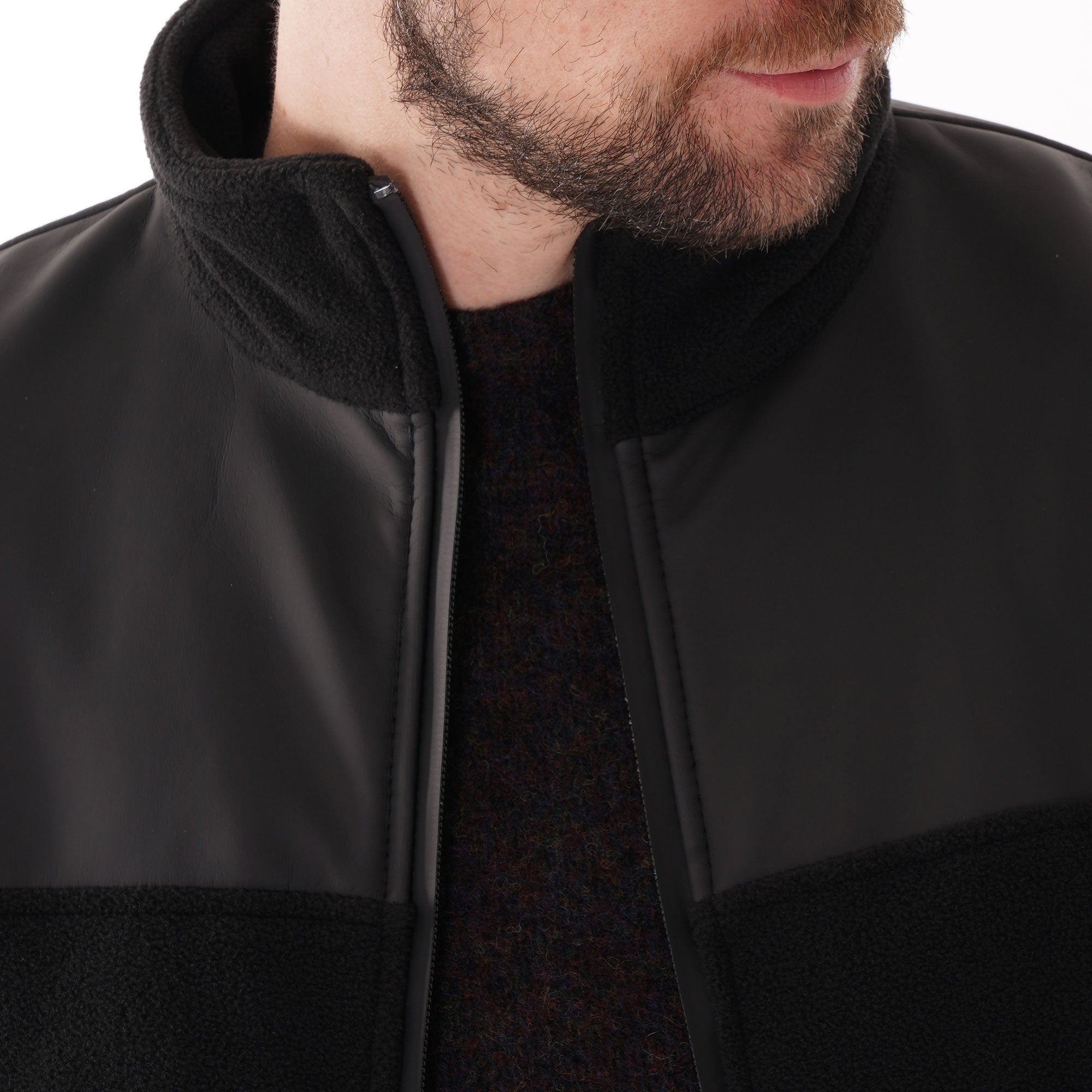 Rains Fleece Vest Jacket - Black